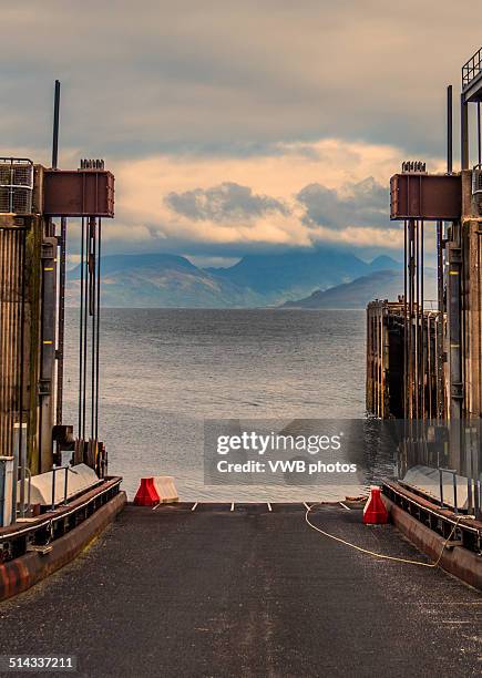 armadale ferry terminal, isle of skye - ferry terminal stock pictures, royalty-free photos & images