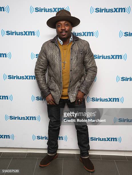 Anthony Hamilton visits at SiriusXM Studio on March 8, 2016 in New York City.
