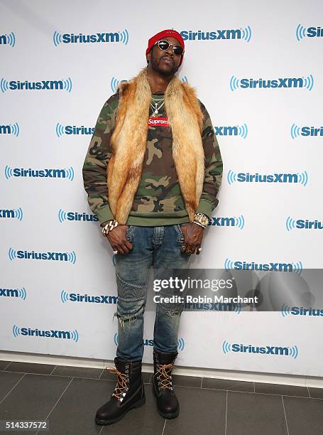 Chainz visits at SiriusXM Studio on March 8, 2016 in New York City.