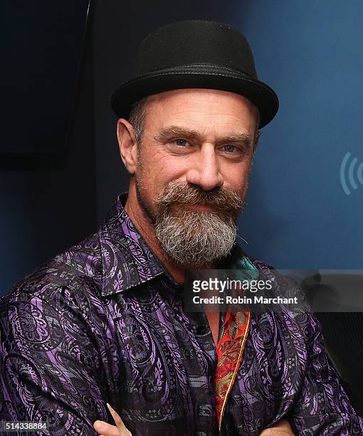 Chris Meloni visits at SiriusXM Studio on March 8, 2016 in New York City.