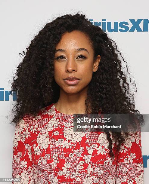 Corinne Bailey Rae visits at SiriusXM Studio on March 8, 2016 in New York City.