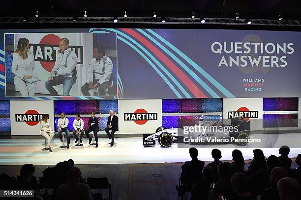 Federica Masolin speaks with Valteri Bottas, Felipe Massa, Manfredo Rossi di Montelera and Paolo Perego as MARTINI kicks off the 2016 race season...