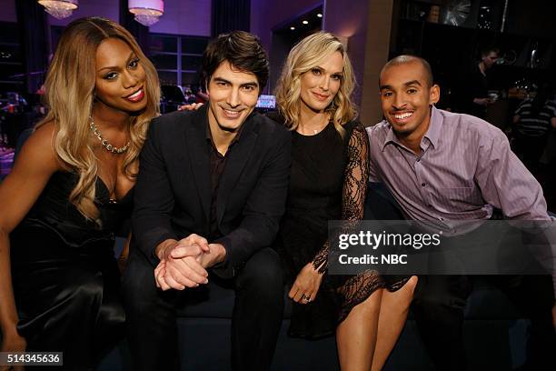 If It Ain't Burke, Don't Fix It" Episode 405 -- Pictured: Laverne Cox, Brandon Routh, Molly Sims, Contestant --