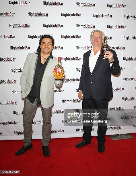 Comedians Alex Reymundo and Ron White attend the 31st annual Nightclub & Bar Convention and Trade Show on March 8, 2016 in Las Vegas, Nevada.