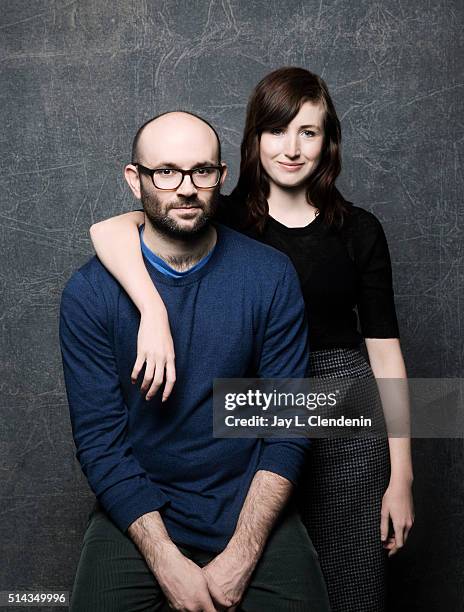 Actress Kate Lyn Sheil and writer/director Robert Greene and from the film 'Kate Plays Christine' pose for a portrait at the 2016 Sundance Film...