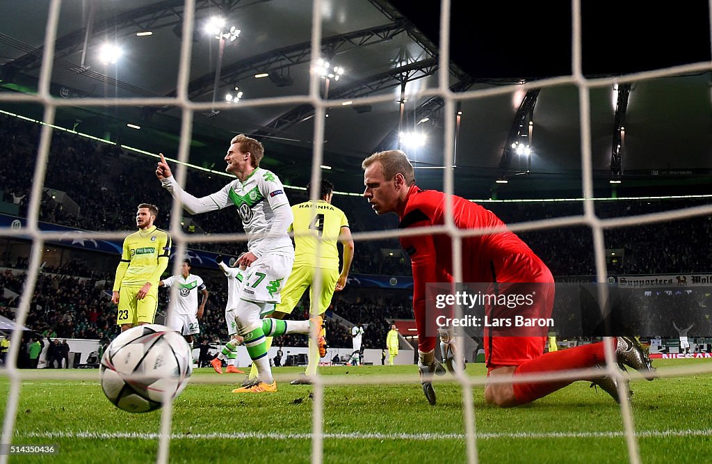 VfL Wolfsburg v KAA Gent - UEFA Champions League Round of 16: Second Leg