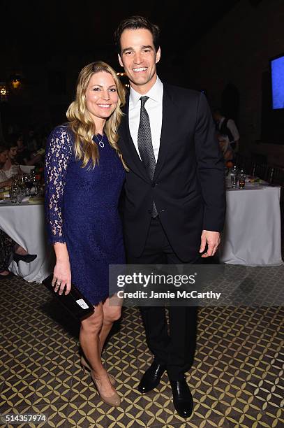 Journalist Rob Marciano and wife Eryn Marciano attend the New York Notables Gathering at the Best Friends Animal Society Benefit to Save Them All on...