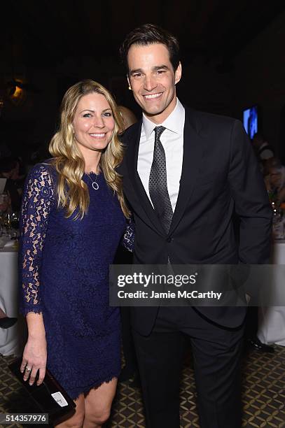 Journalist Rob Marciano and wife Eryn Marciano attend the New York Notables Gathering at the Best Friends Animal Society Benefit to Save Them All on...