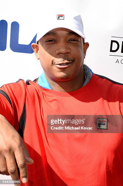 Rapper Ja Rule celebrates with Moet & Chandon at the 12th annual Desert Smash at the Westin Mission Hills Golf Resort and Spa on March 8, 2016 in...
