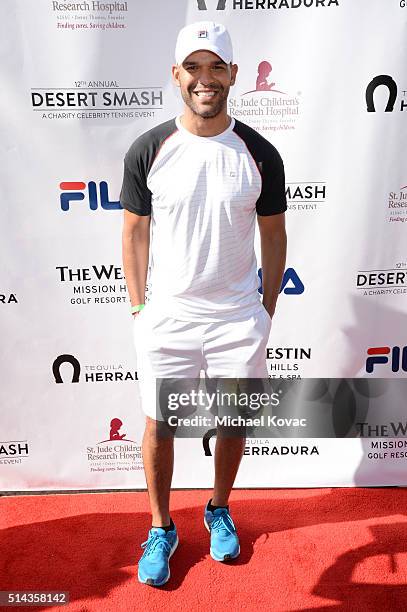 Actor Amaury Nolasco celebrates with Moet & Chandon at the 12th annual Desert Smash at the Westin Mission Hills Golf Resort and Spa on March 8, 2016...