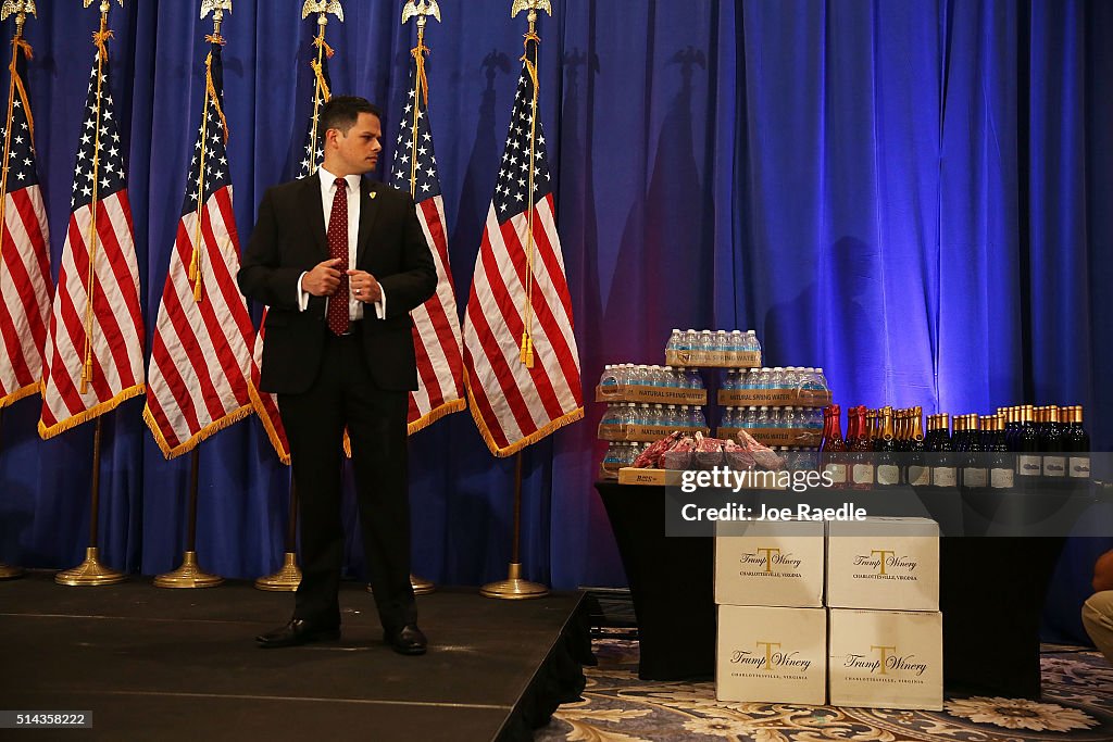 Donald Trump Holds News Conference In Jupiter, Florida