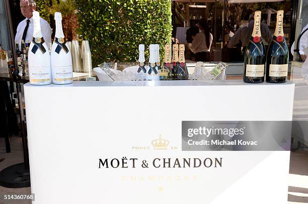 View of the bar at the Moet & Chandon 12th annual Desert Smash at the Westin Mission Hills Golf Resort and Spa on March 8, 2016 in Rancho Mirage,...