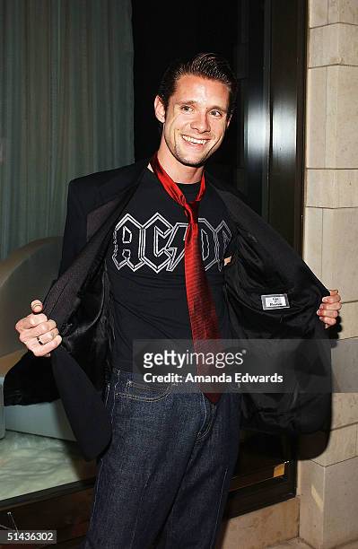 Actor Danny Pintauro arrives at Louis Vuitton's renovated Rodeo Drive store re-opening party on October 6, 2004 at Louis Vuitton in Beverly Hills,...