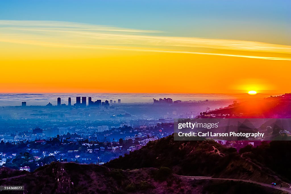 LA sunset