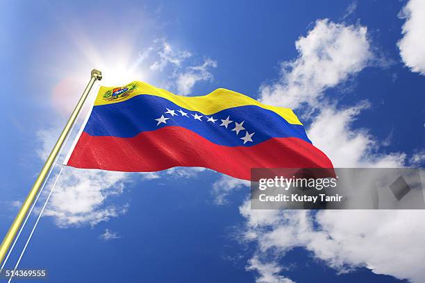 flag of venezuela - venezuela stock-fotos und bilder