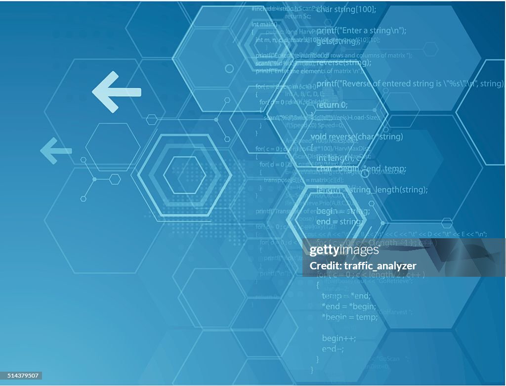 Abstract technical background