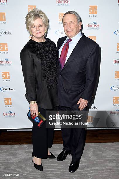 Honoreees Charlotte Moss and Barry Friedberg attend the Guild Hall Of East Hampton: Academy Of The Arts Lifetime Achievement Awards 2016 at The...