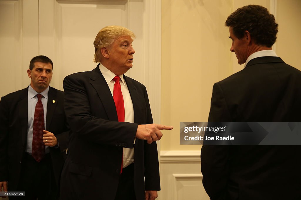 Donald Trump Holds News Conference In Jupiter, Florida