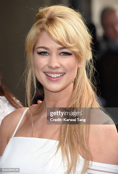 Amanda Clapham attends the TRIC Awards 2016 at Grosvenor House Hotel at The Grosvenor House Hotel on March 8, 2016 in London, England.