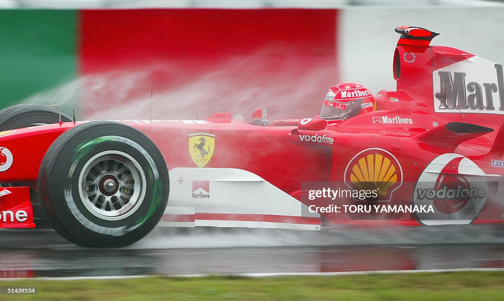 World champion Michael Schumacher of Ger