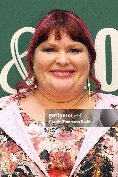 Writer Cassandra Clare book signing for "Lady Midnight" held at Barnes & Noble at The Grove on March 8, 2016 in Los Angeles, California.