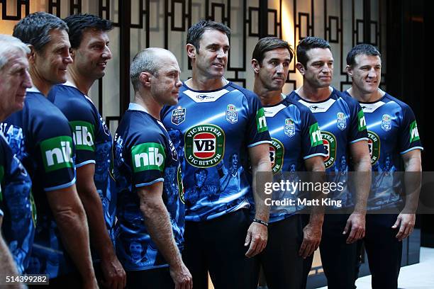 Previous winning New South Wales State of Origin captains Steve Mortimer, Wayne Pearce, Laurie Daley, Geoff Toovey, Brad Fittler, Danny Buderus,...