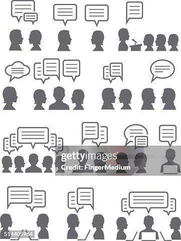 Communication icon set Communication icon set