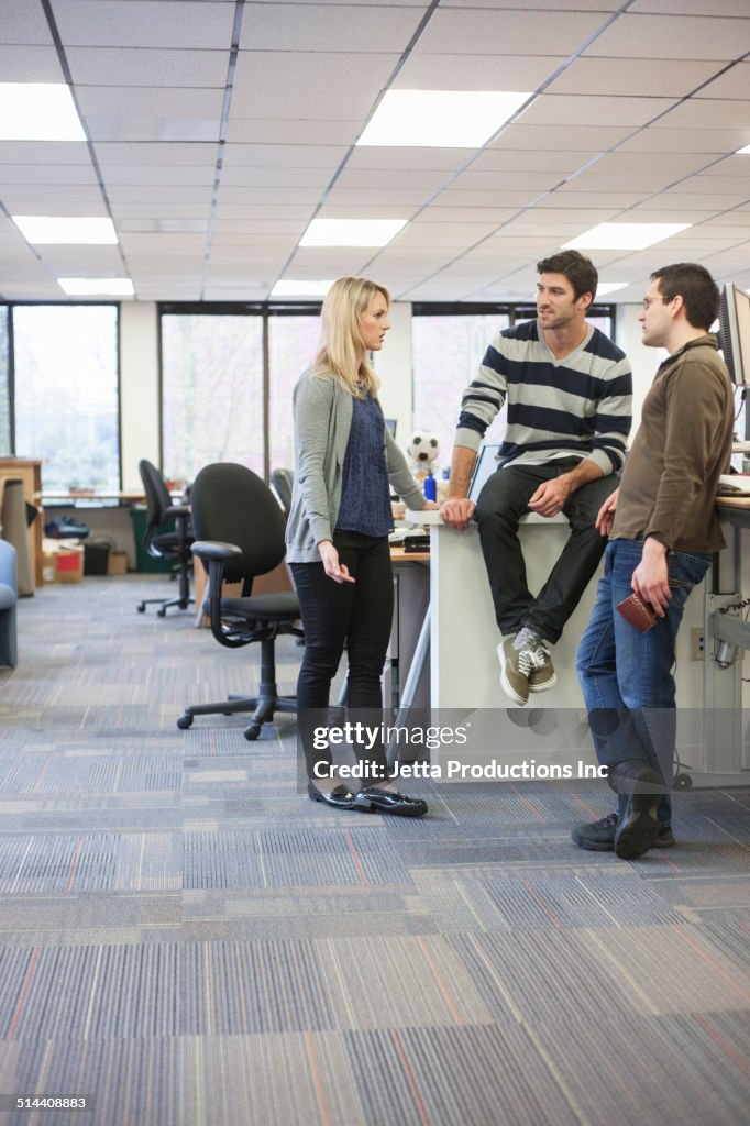 Business people talking in office