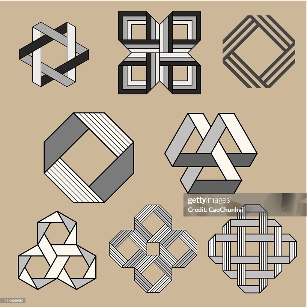 Moderate Origami Patterns Origami Patterns Collection High-Res Vector Graphic - Getty Images