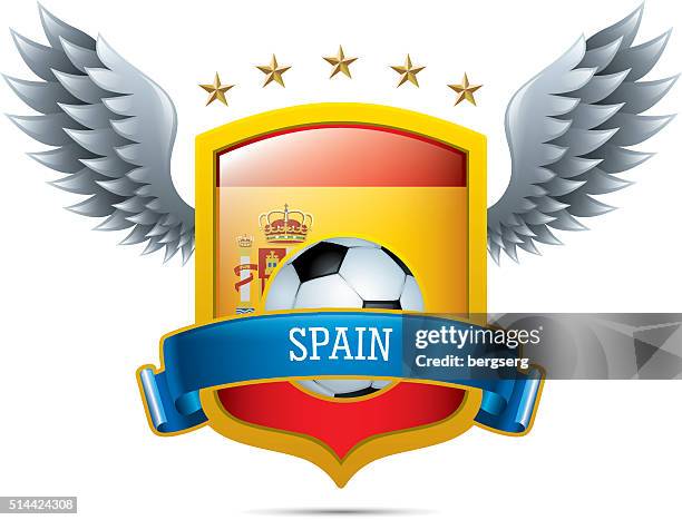 spain soccer icon - spain national football team 幅插畫檔、美工圖案、卡通及圖標