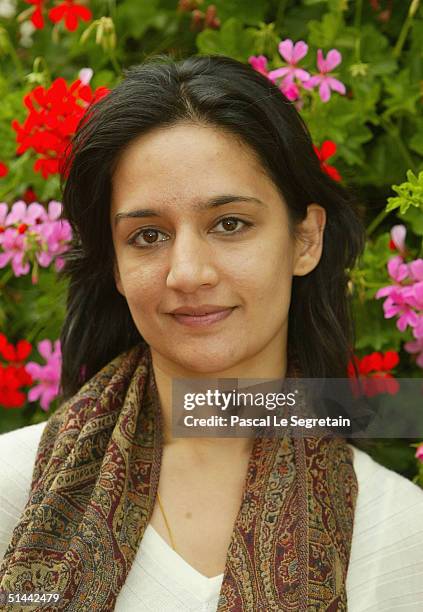 Actress Archie Panjabi poses during a photocall on the second day of the 15th Dinard Festival Of British Film on October 8, 2004 in Dinard, France....