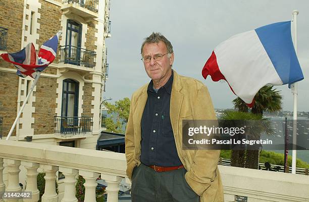 Actor Tom Wilkinson poses during a photocall on the second day of the 15th Dinard Festival Of British Film on October 8, 2004 in Dinard, France. The...