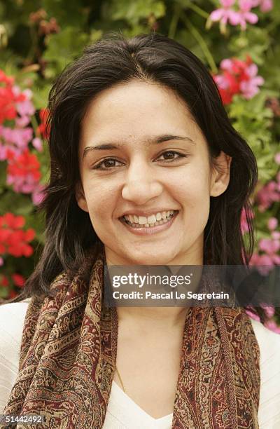 Actress Archie Panjabi poses during a photocall on the second day of the 15th Dinard Festival Of British Film on October 8, 2004 in Dinard, France....