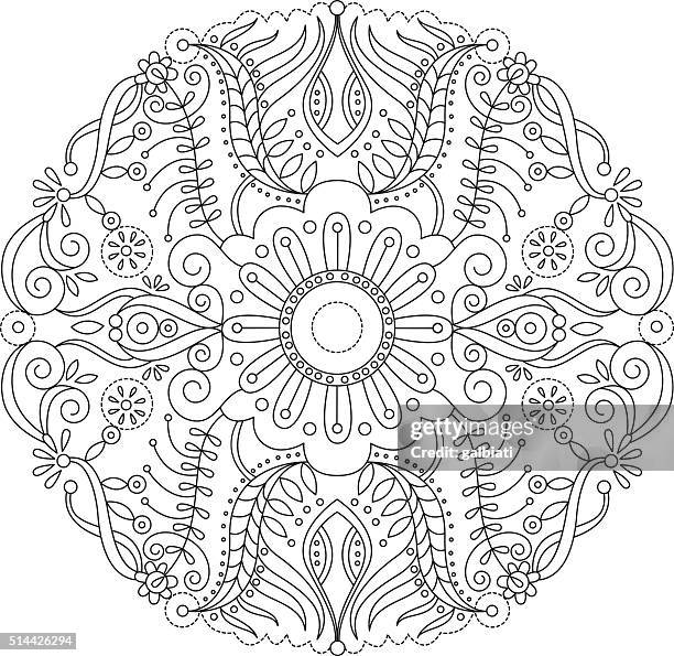 mandala 2 - mandala stock illustrations