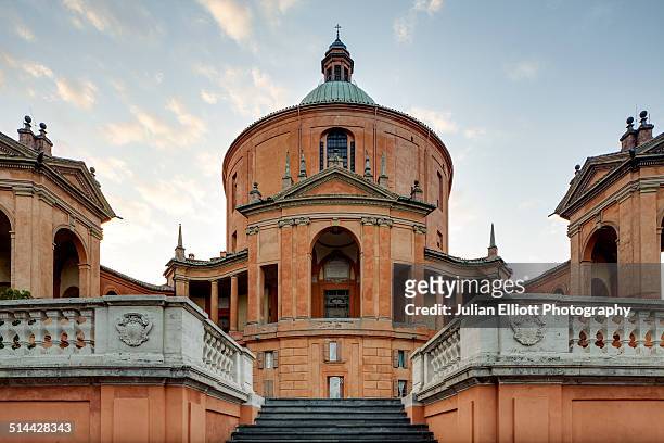the sanctuary of the madonna of san luca, bologna - bologna italy stock pictures, royalty-free photos & images