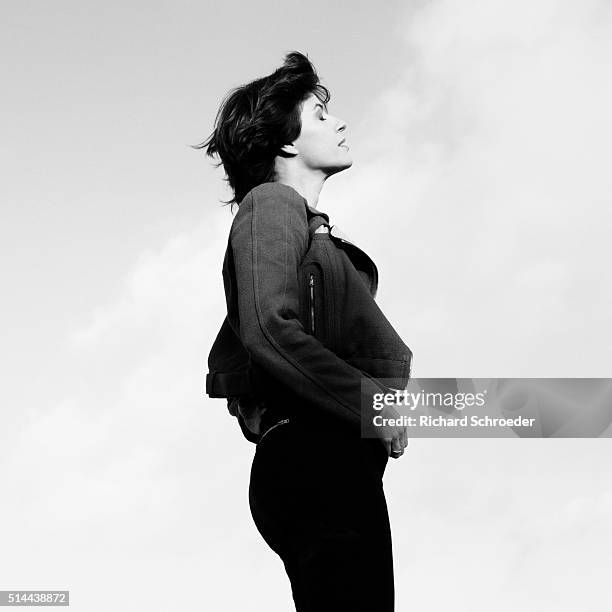 Irene Jacob is photographed for Self Assignment on January 4, 2016 in Paris, France.