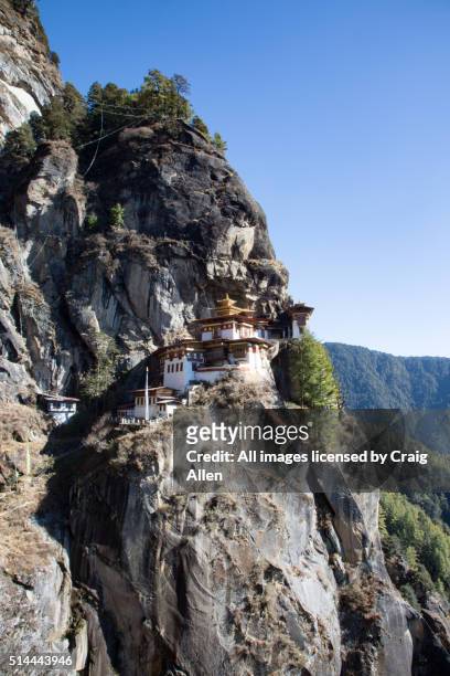 tiger's nest monastery - taktsang monastery stock pictures, royalty-free photos & images