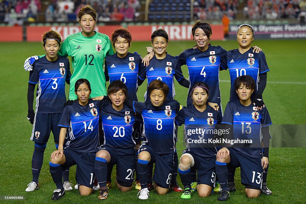 Japan v North Korea - AFC Women's Olympic Final Qualification Round