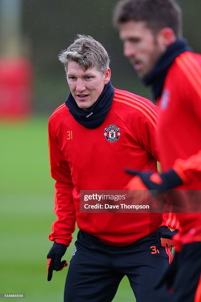 Manchester United Training and Press Conference