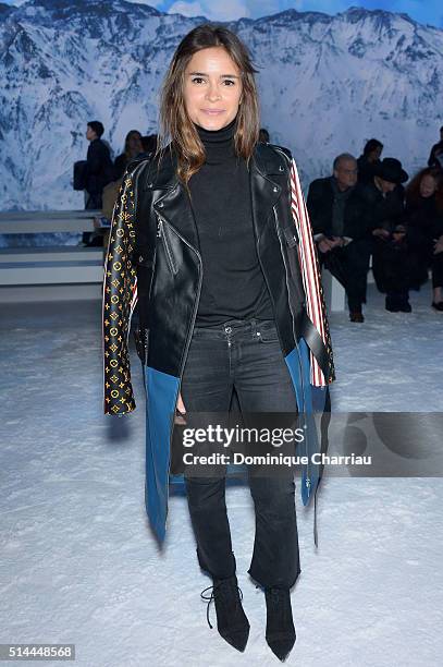 Miroslava Duma attends the Moncler Gamme Rouge show as part of the Paris Fashion Week Womenswear Fall/Winter 2016/2017 on March 9, 2016 in Paris,...