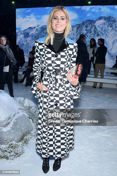 Lala Rudge attends the Moncler Gamme Rouge show as part of the Paris Fashion Week Womenswear Fall/Winter 2016/2017 on March 9, 2016 in Paris, France.