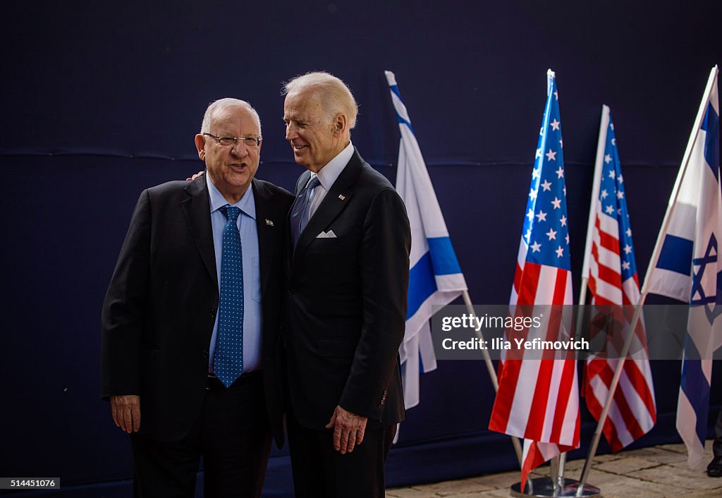 US Vice President Joe Biden Visits Isarel