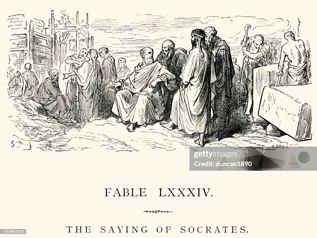 La Fontaine's Fables - The Saying of Socrates