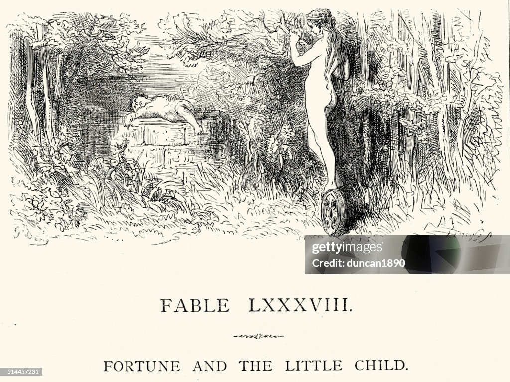 La Fontaine's Fables - Fortune and the Little Child