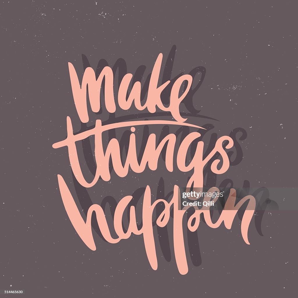 These Lettering Images Hand Drawn Lettering Poster High-Res Vector Graphic - Getty Images