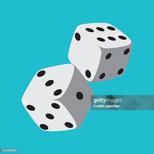 says - dice stock illustrations