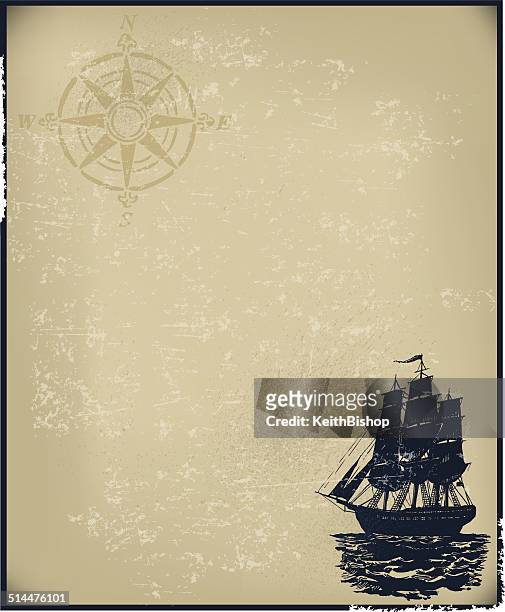 ilustraciones, imágenes clip art, dibujos animados e iconos de stock de pirate ship fondo - pirate criminal