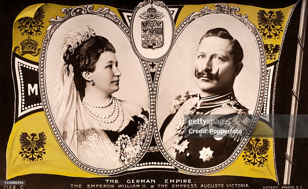 Kaiser Wilhelm II And Empress Auguste Victoria of Germany