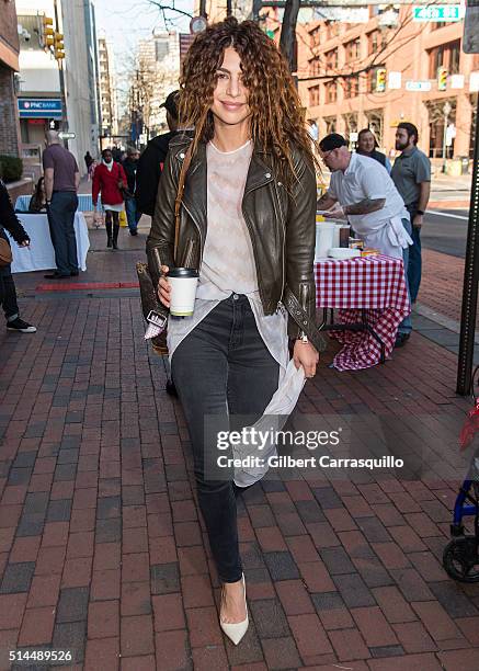 Actress Nadia Hilker visits Fox 29's 'Good Day' at FOX 29 Studio to promote The Divergent Series: Allegiant on March 9, 2016 in Philadelphia,...