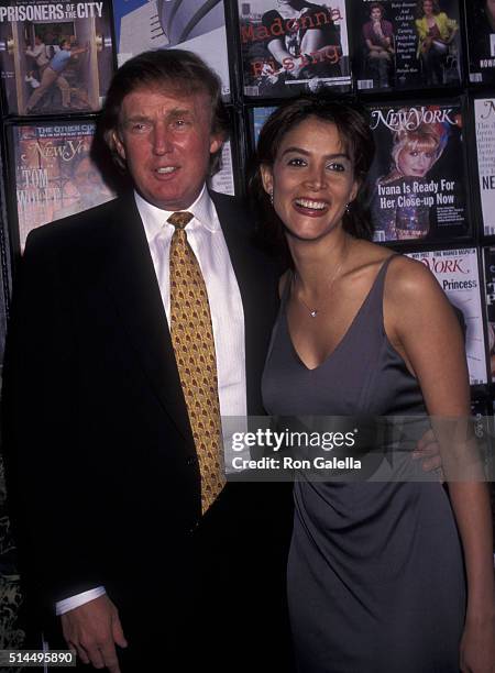 Donald Trump attends 30th Anniversary Party for New York Magazine on April 2, 1998 at Studio 54 in New York City.